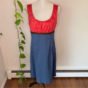 Boden Color Block Sheath Dress Size UK 14R=US 10R
